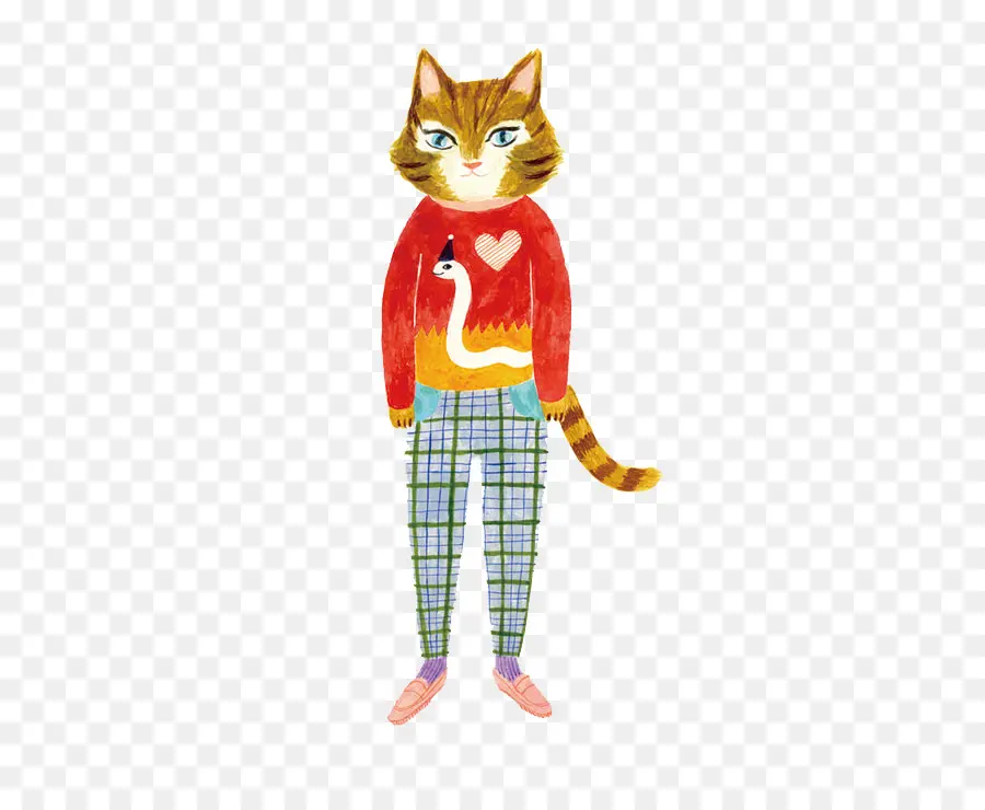 Gato En Ropa，Animal PNG