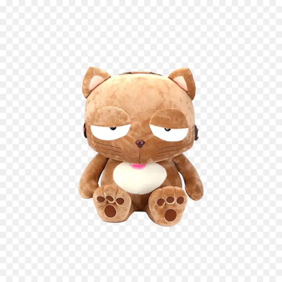 Gato De Peluche Marrón，Relleno PNG