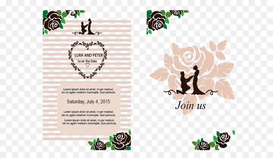 Invitación De La Boda，Ornamento PNG