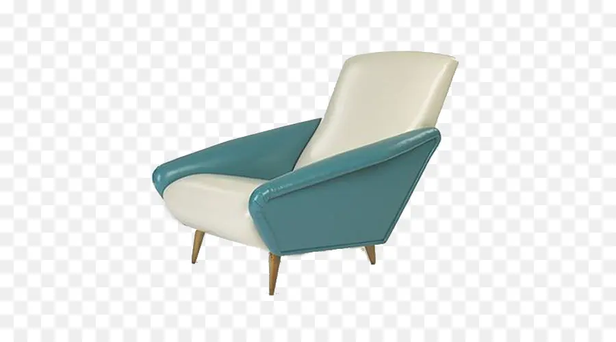 Sillón Azul Y Blanco，Silla PNG