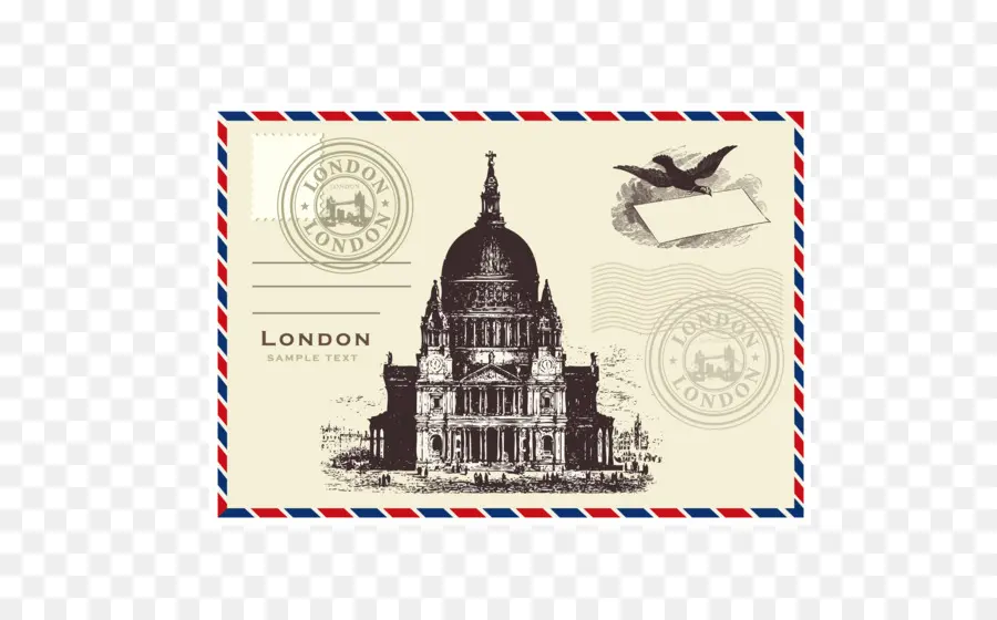 Londres，Estampilla PNG