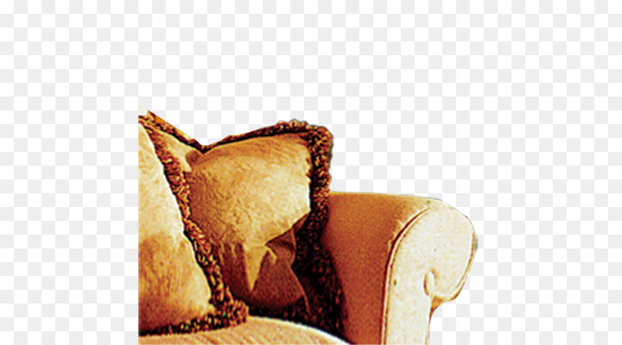 Sofá Beige，Almohada PNG