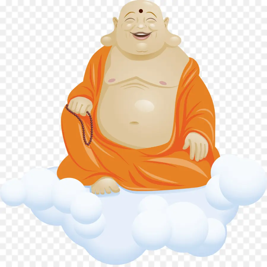 Buda Riendo，Nube PNG