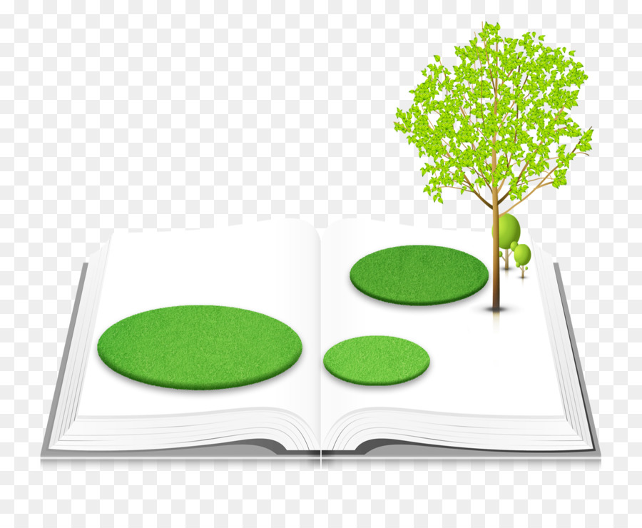 Libro Abierto，árbol PNG