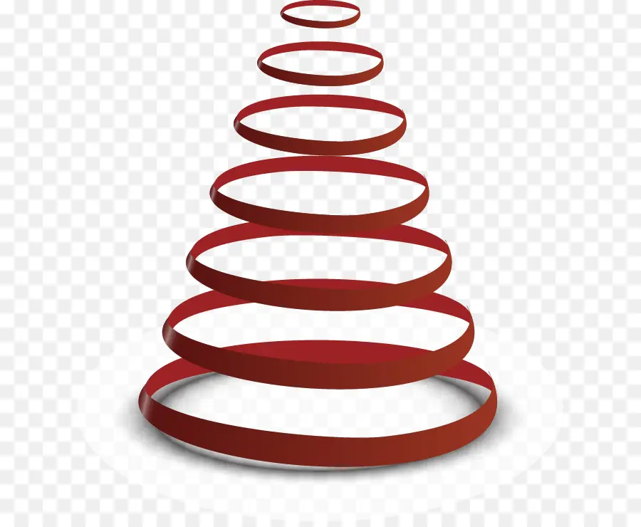 Árbol De Navidad，Anillos Rojos PNG