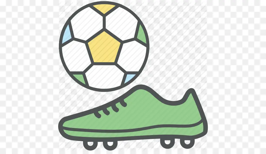 Zapato De Fútbol，Balón De Fútbol PNG