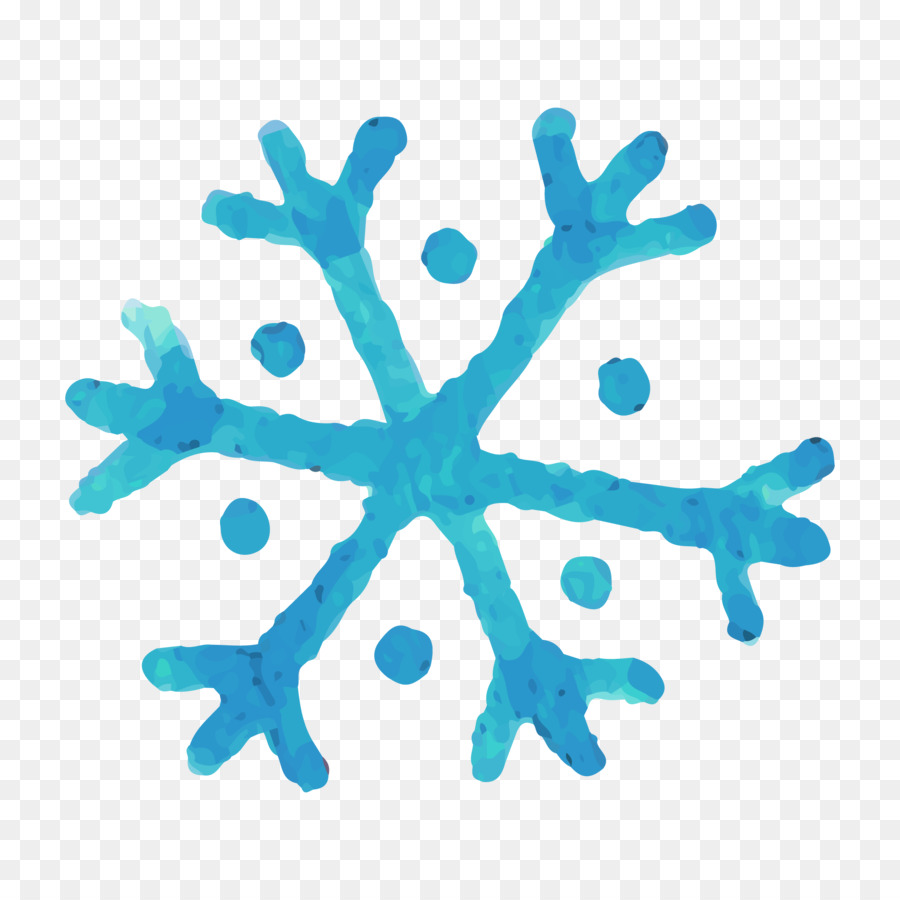 Copo De Nieve Azul，Invierno PNG