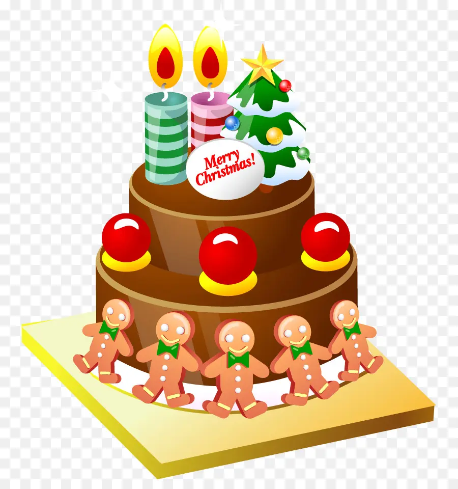 Pastel De Navidad，Pastel De Cumpleaños PNG