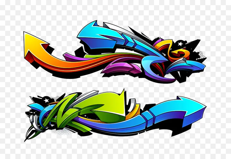 Flechas De Graffiti，Flechas PNG