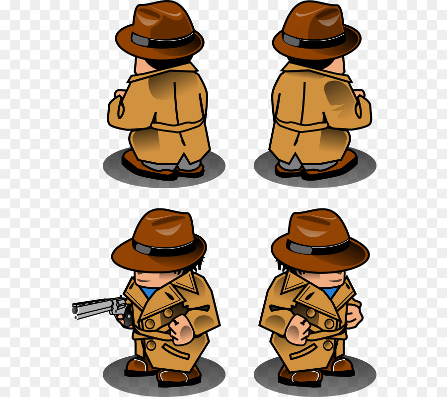 El Detective，Dominio Público PNG