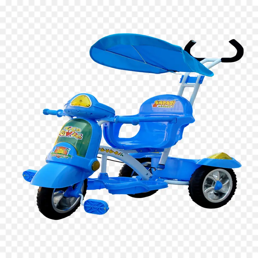 Triciclo Azul，Juguete Para Niños PNG