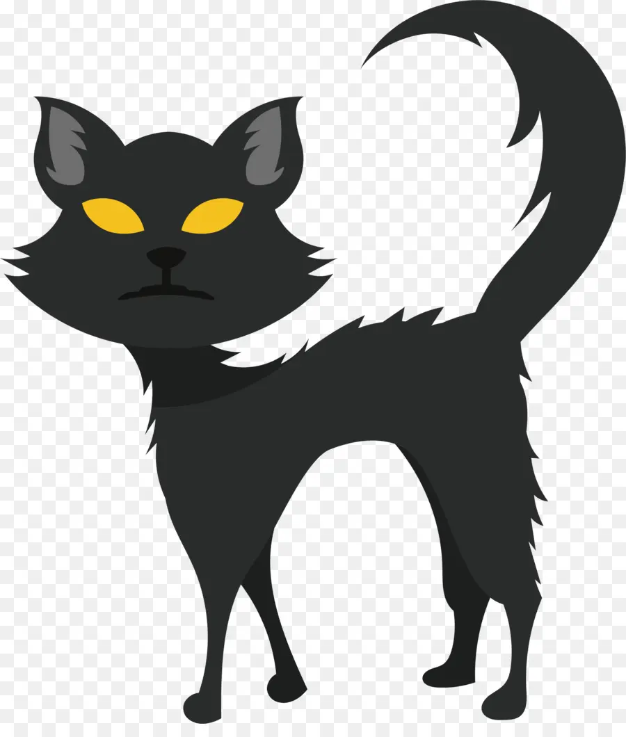 Gato Negro，Escalofriante PNG