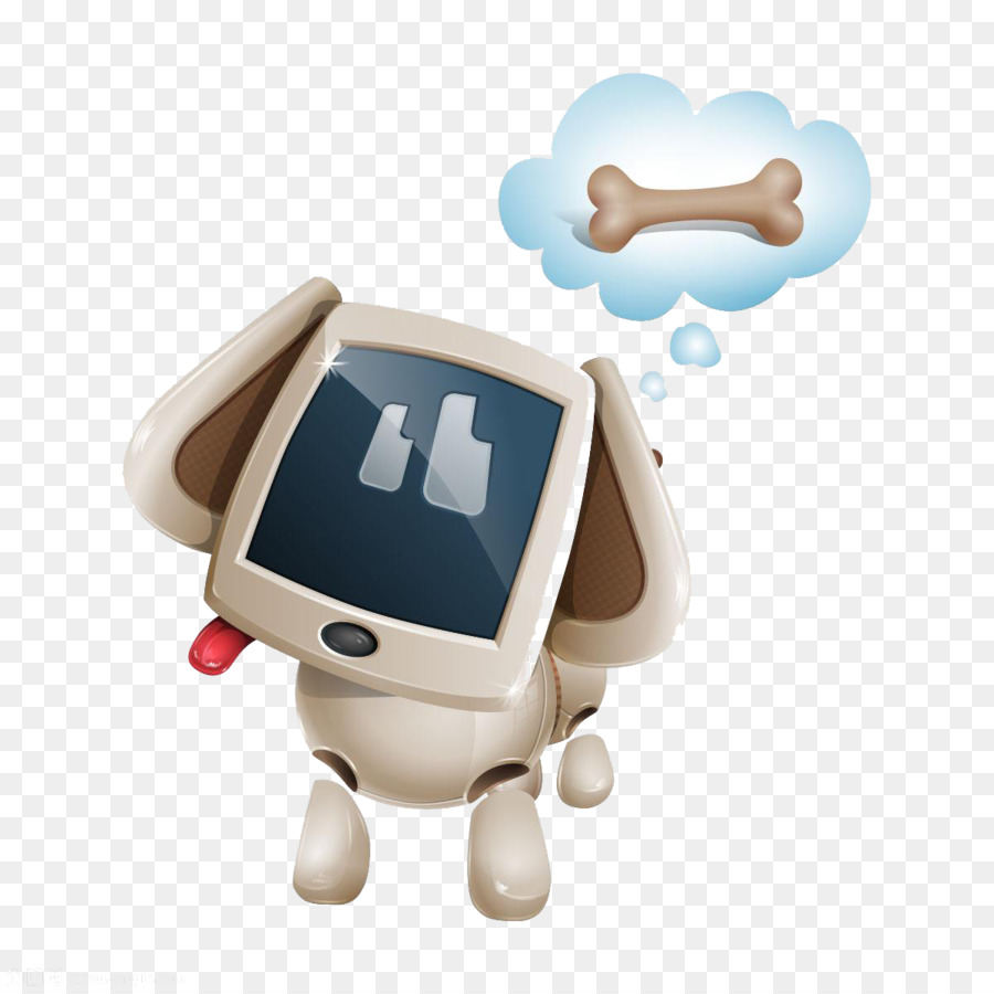 Perro Robot，Hueso PNG