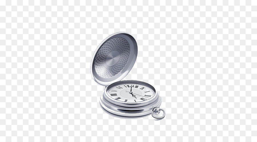 Reloj De Bolsillo，Plata PNG