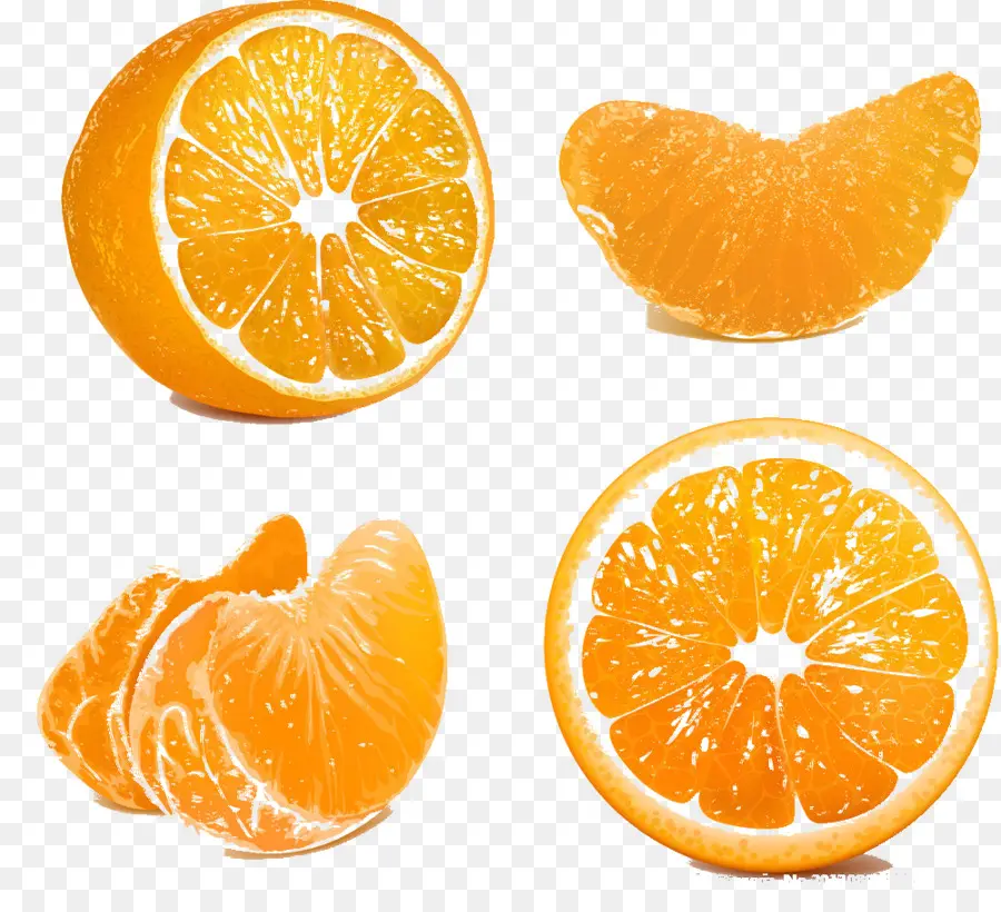 Rodajas De Naranja，Agrios PNG