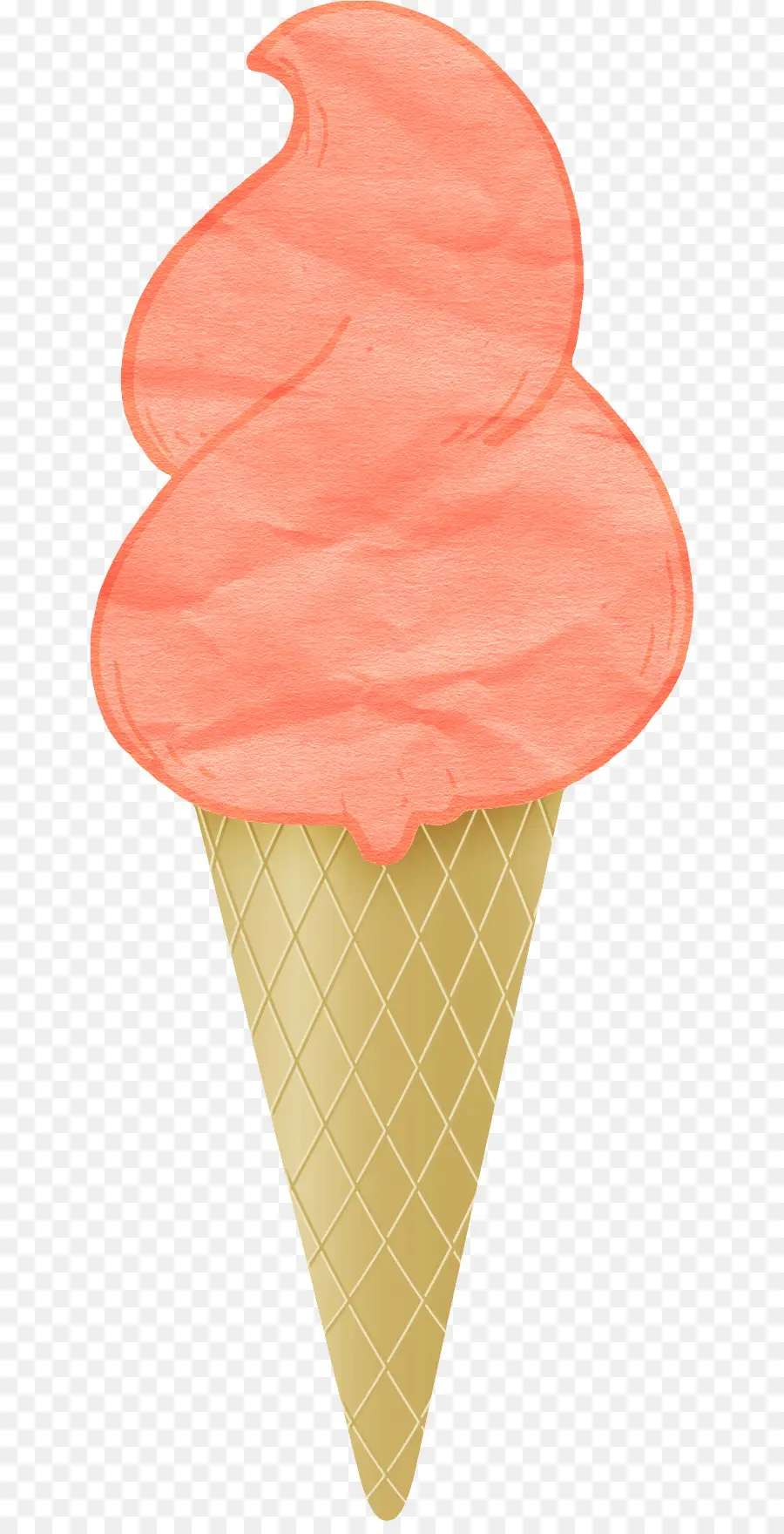 Cono De Helado，Postre PNG