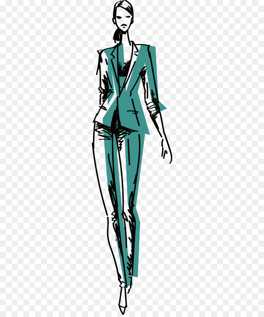 Boceto De Moda，Dibujo PNG