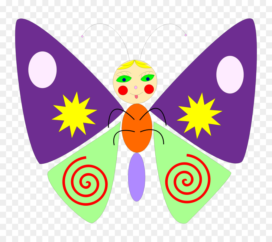 Mariposa，De Dibujos Animados PNG