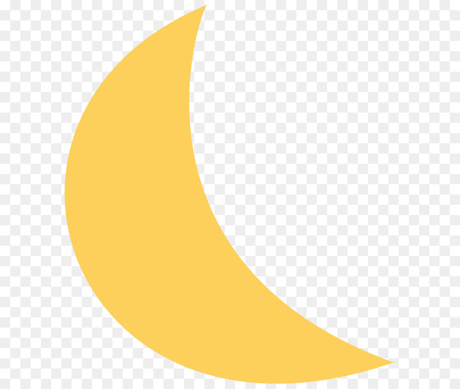 Luna Creciente Amarilla，Creciente PNG