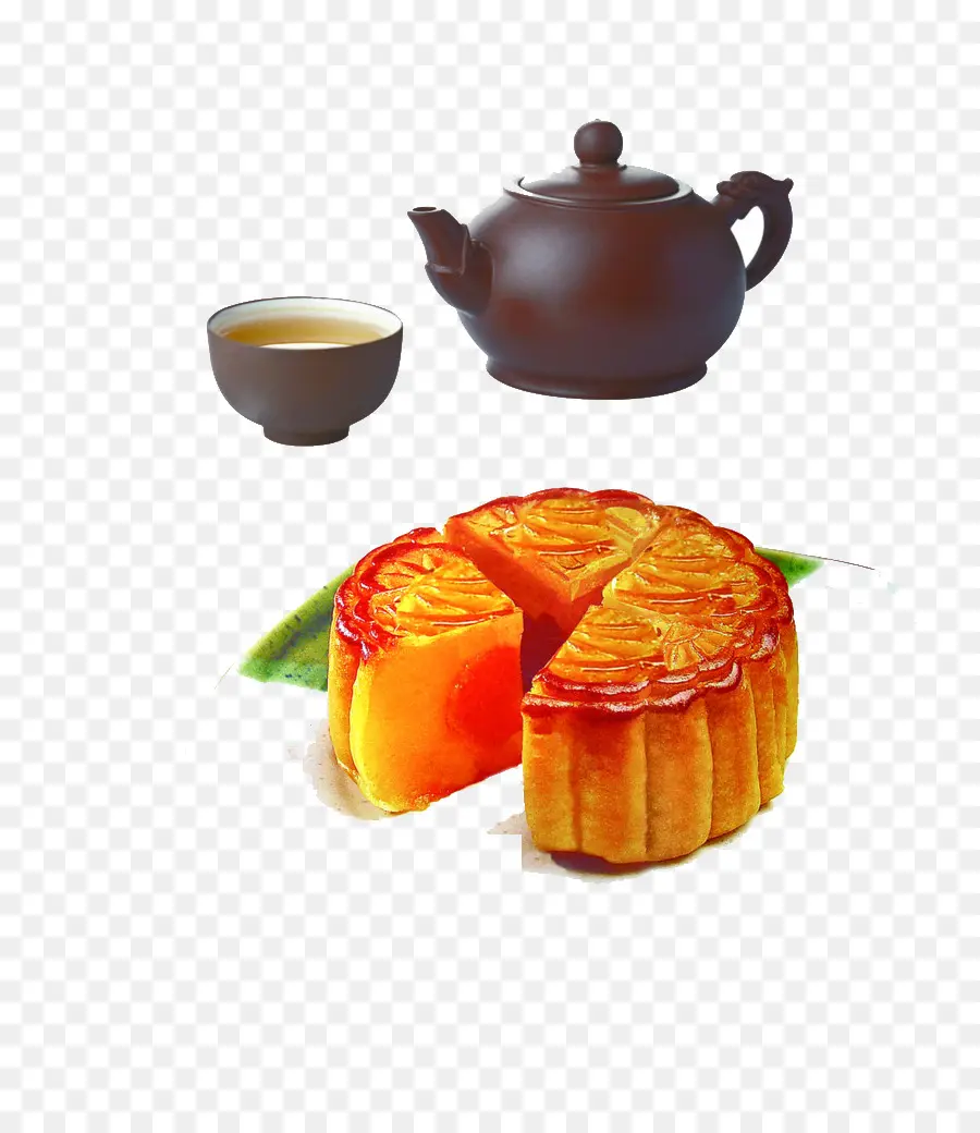 Mooncake，Salado Huevo De Pato PNG