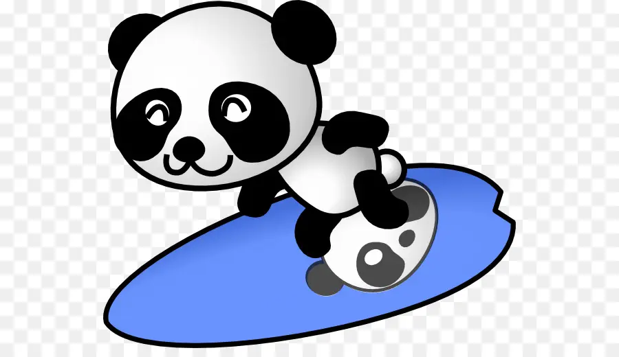 Panda，Surf PNG