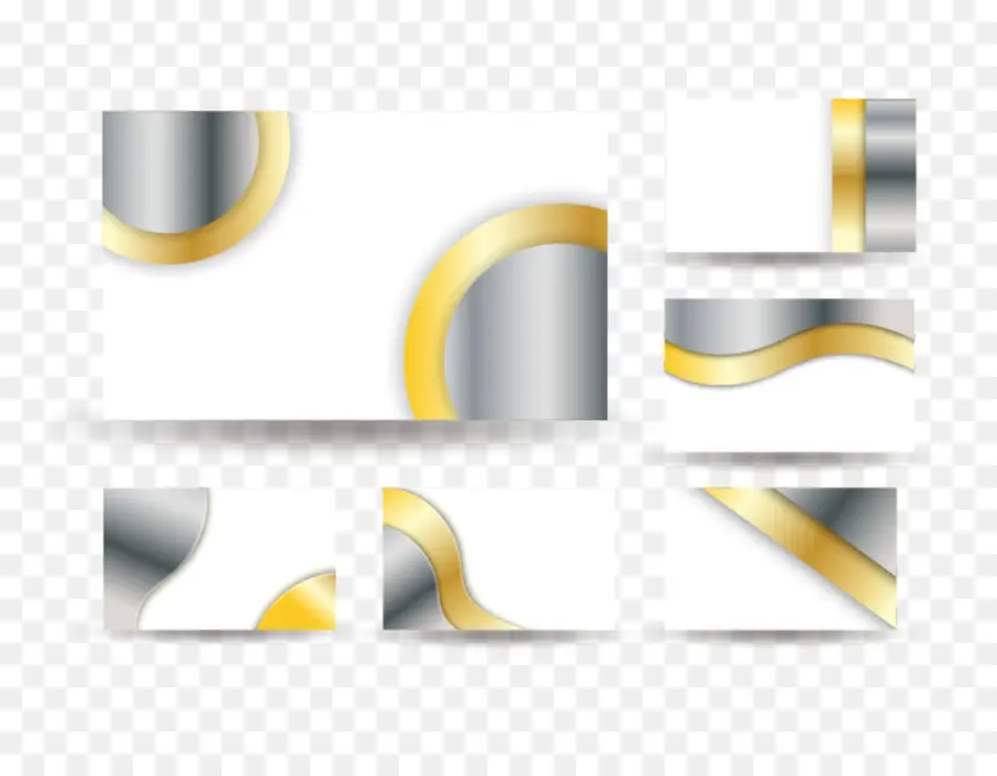 Formas Abstractas，Oro PNG