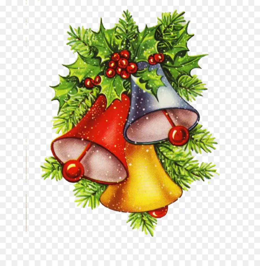 Campanas De Navidad，Acebo PNG