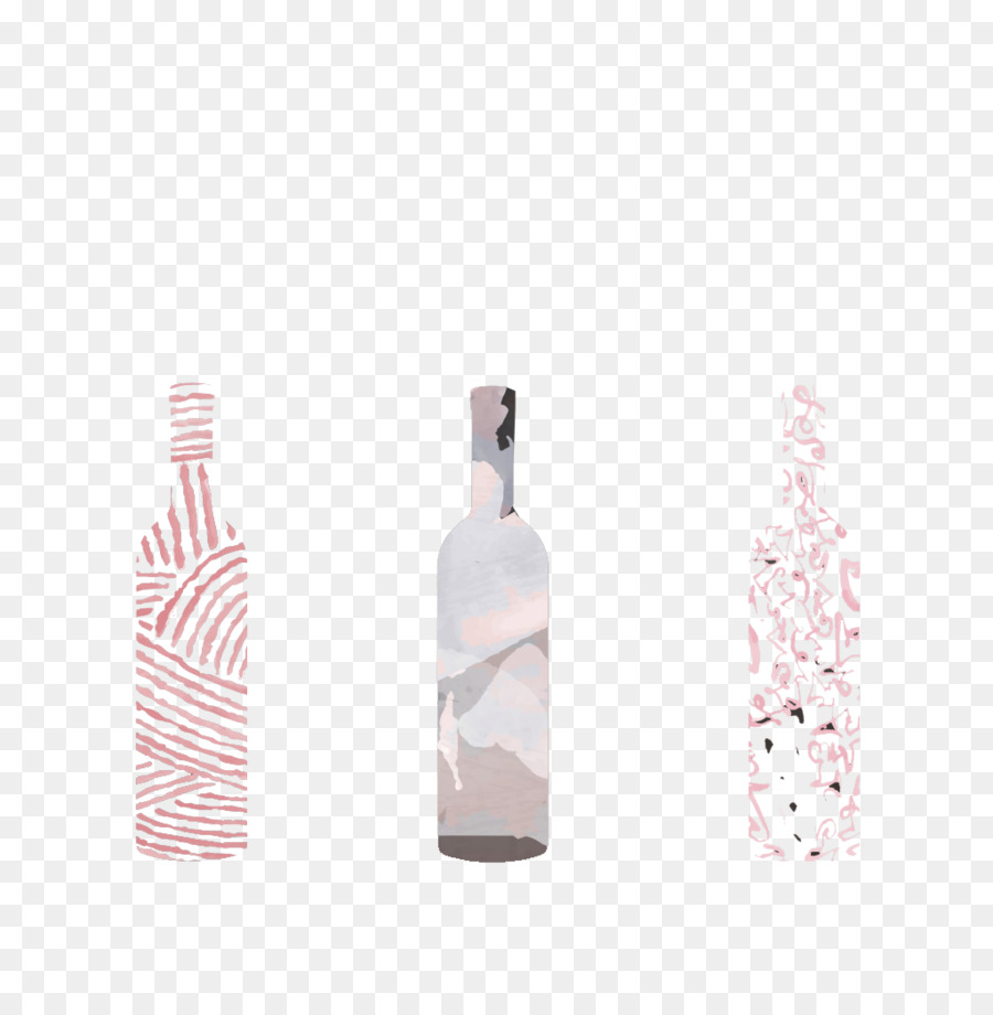 Botellas Decorativas，Estampado PNG