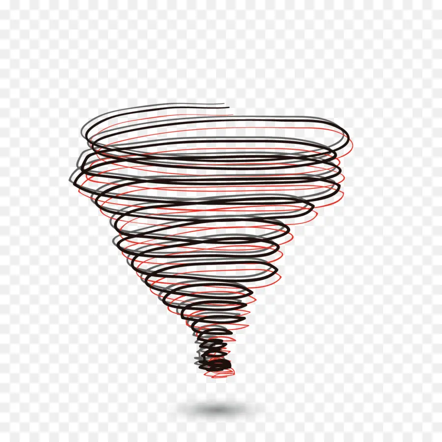 Espiral Negra Y Roja，Espiral PNG