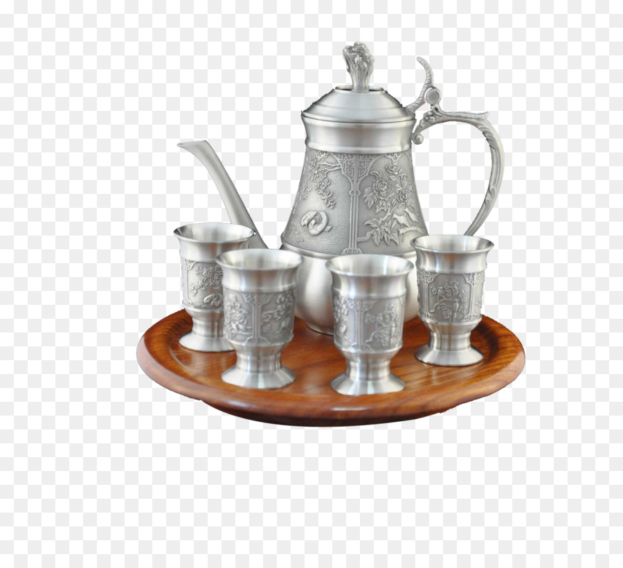 Juego De Té，Plata PNG