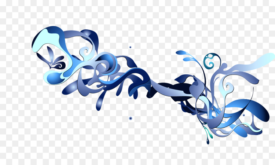 Diseño Abstracto，Azul PNG