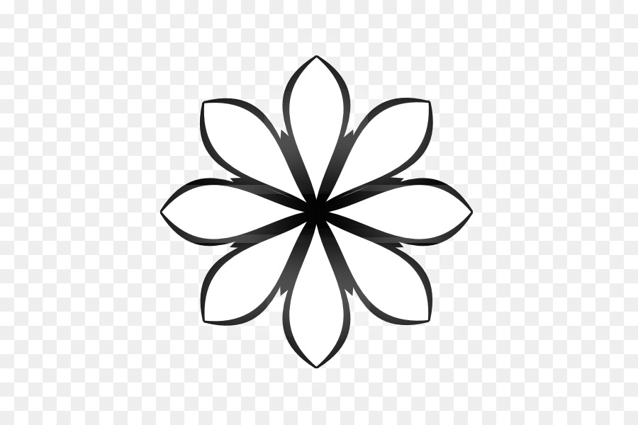 Flor，Negro PNG