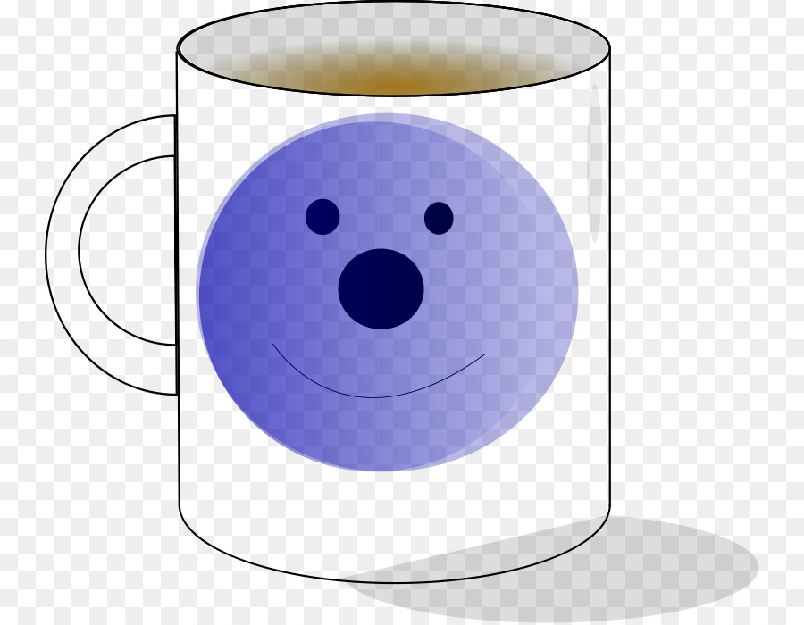 Taza，Cara Sonriente PNG