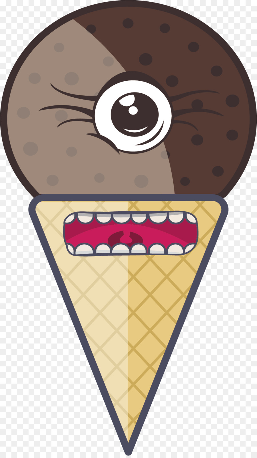 Cono De Helado，Postre PNG