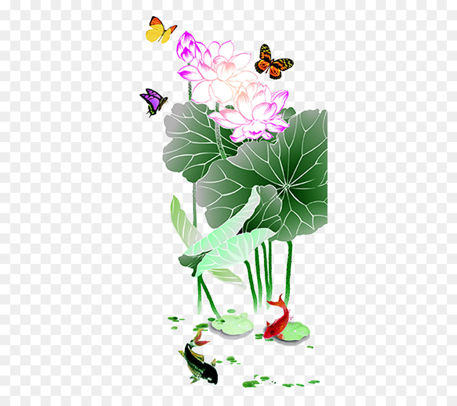 Flores De Loto，Nenúfar PNG