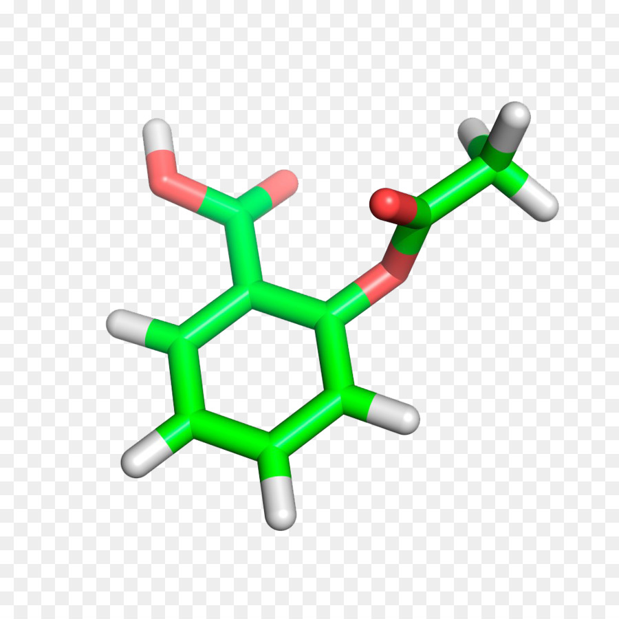 La Aspirina，Gráficos Moleculares PNG