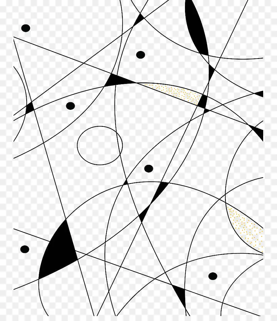 Abstracto En Blanco Y Negro，Pauta PNG