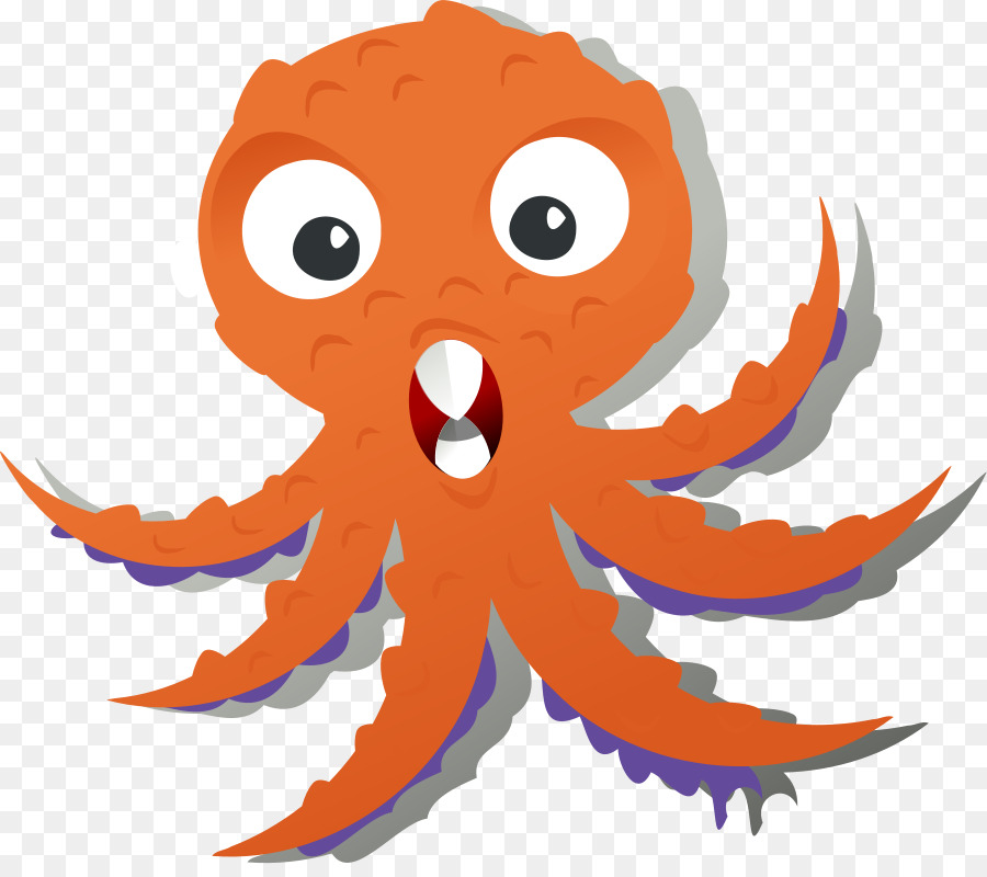 Pulpo Naranja，Tentáculos PNG