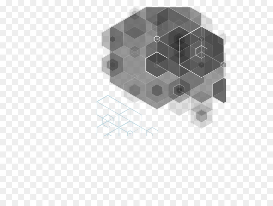 Hexágonos，3d PNG