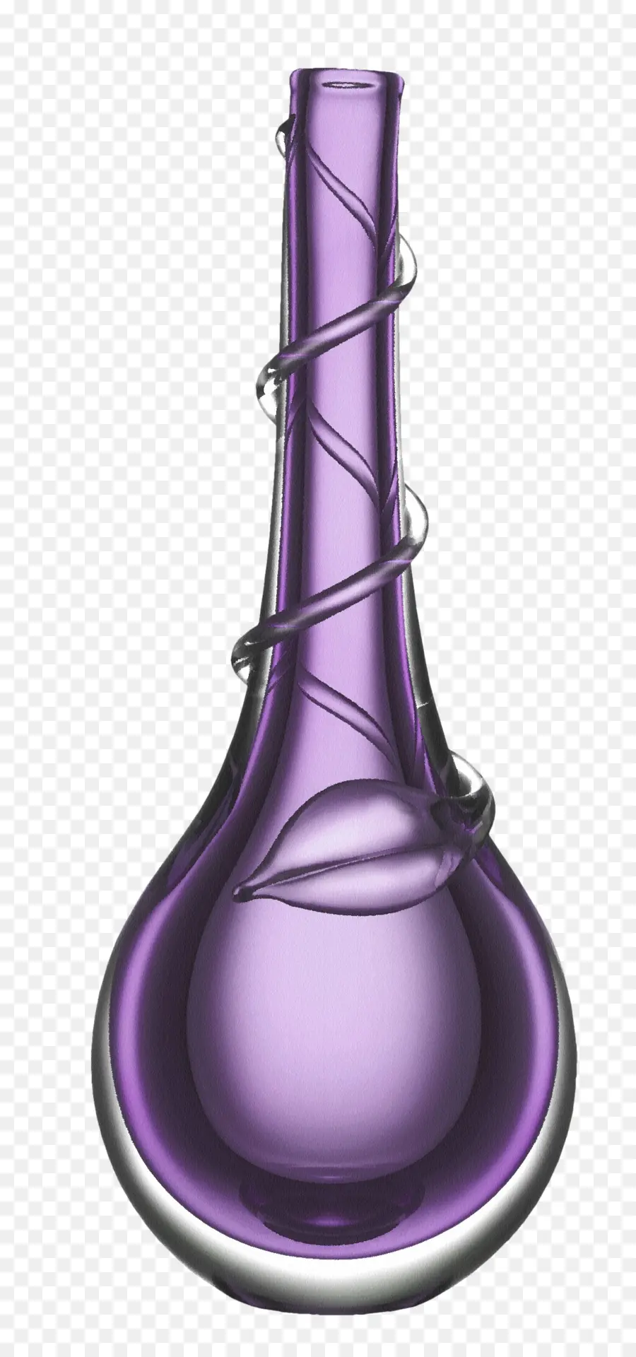 Botella De Vidrio Morada，Botella PNG