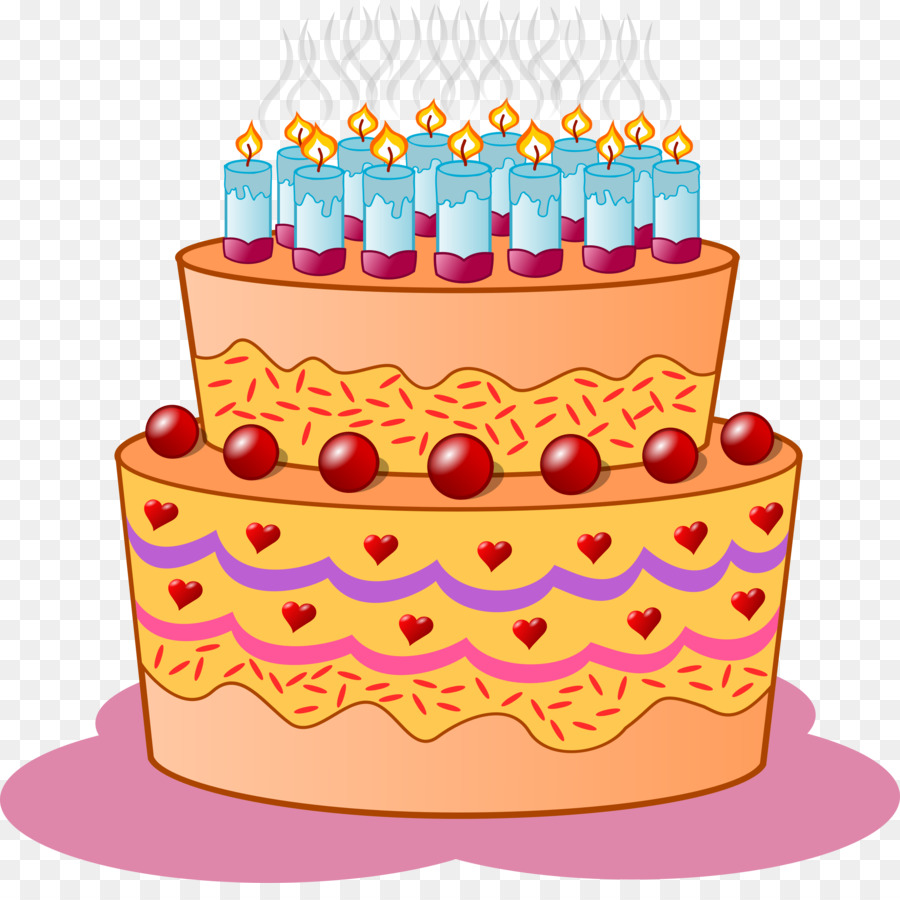 Torta De Cumpleaños，Velas PNG