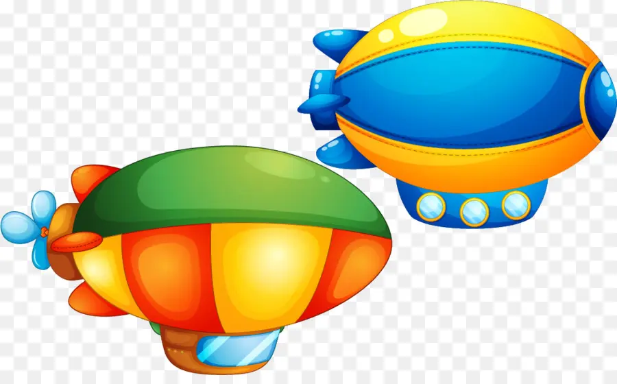 Dirigibles Coloridos，Hélice PNG