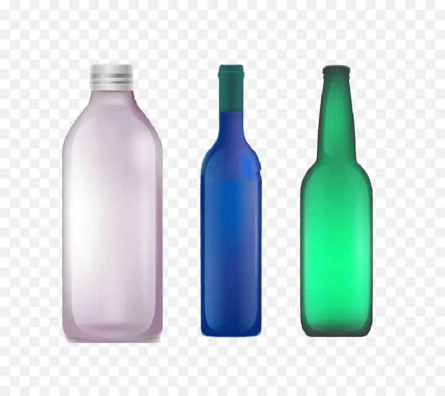 Botellas，Vaso PNG