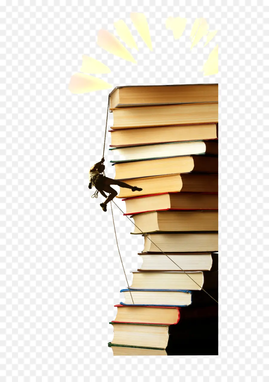 Libros Y Escalador，Lectura PNG