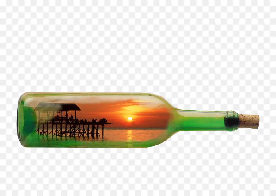 Atardecer En Botella，Atardecer PNG