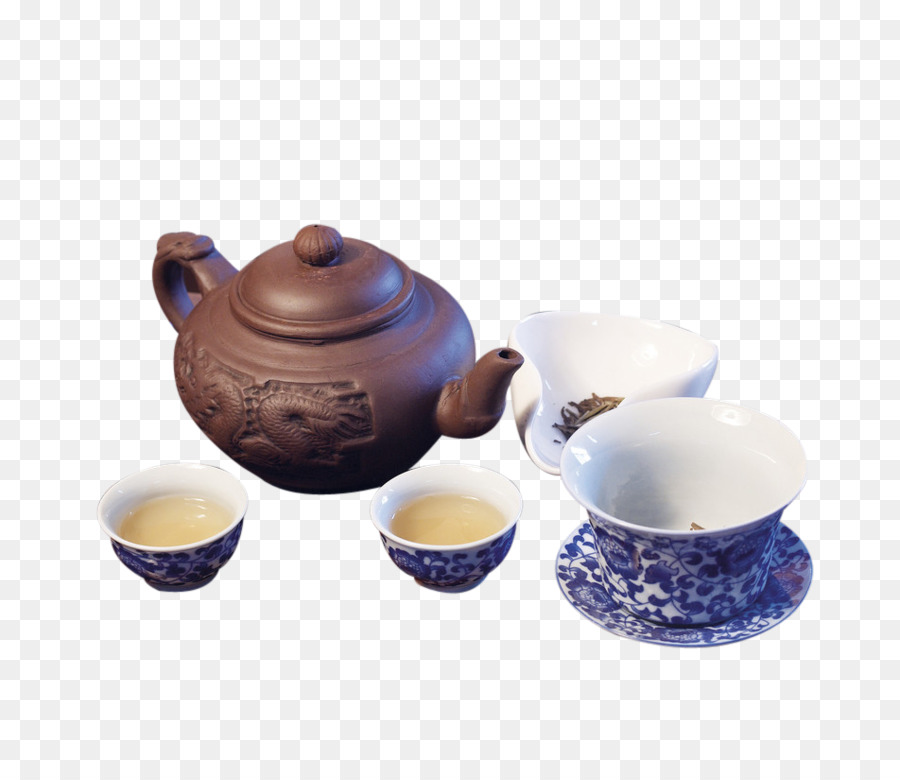 Taza Y Tetera Negra，Taza PNG