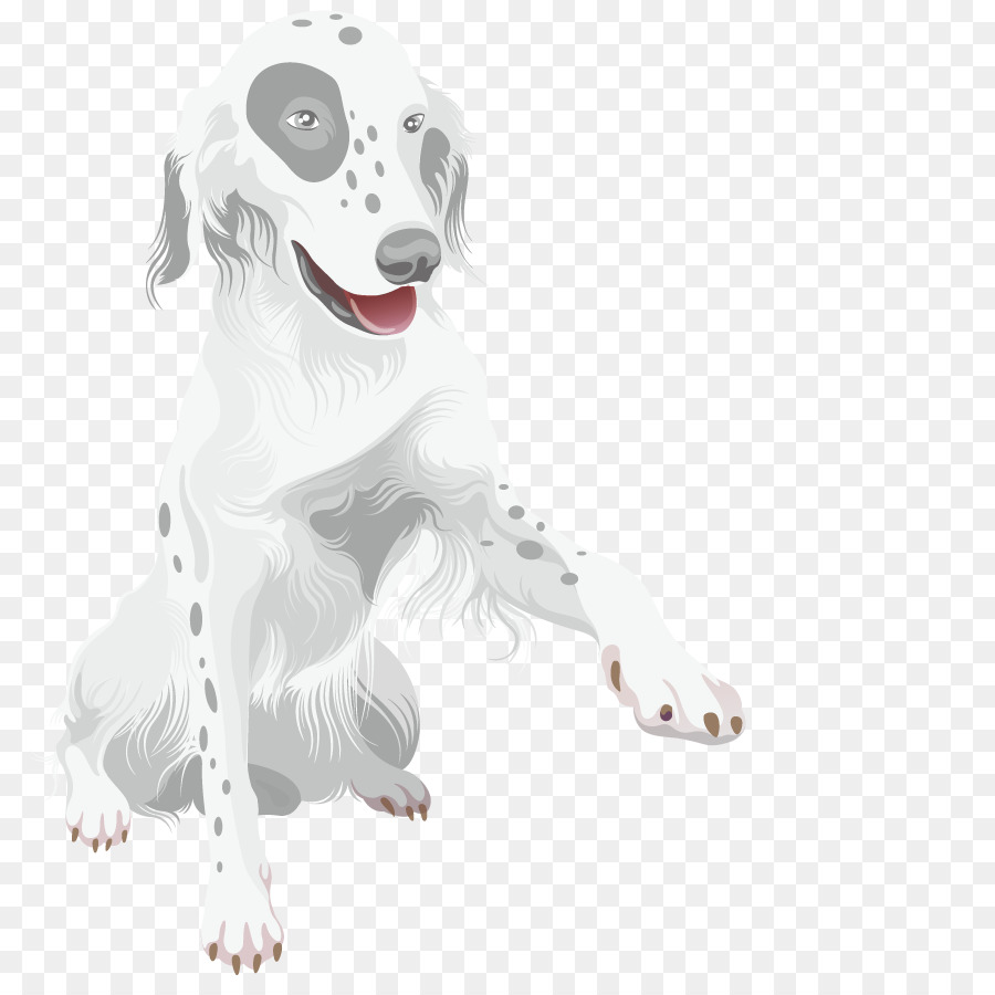 Perro Blanco，Dibujos Animados PNG