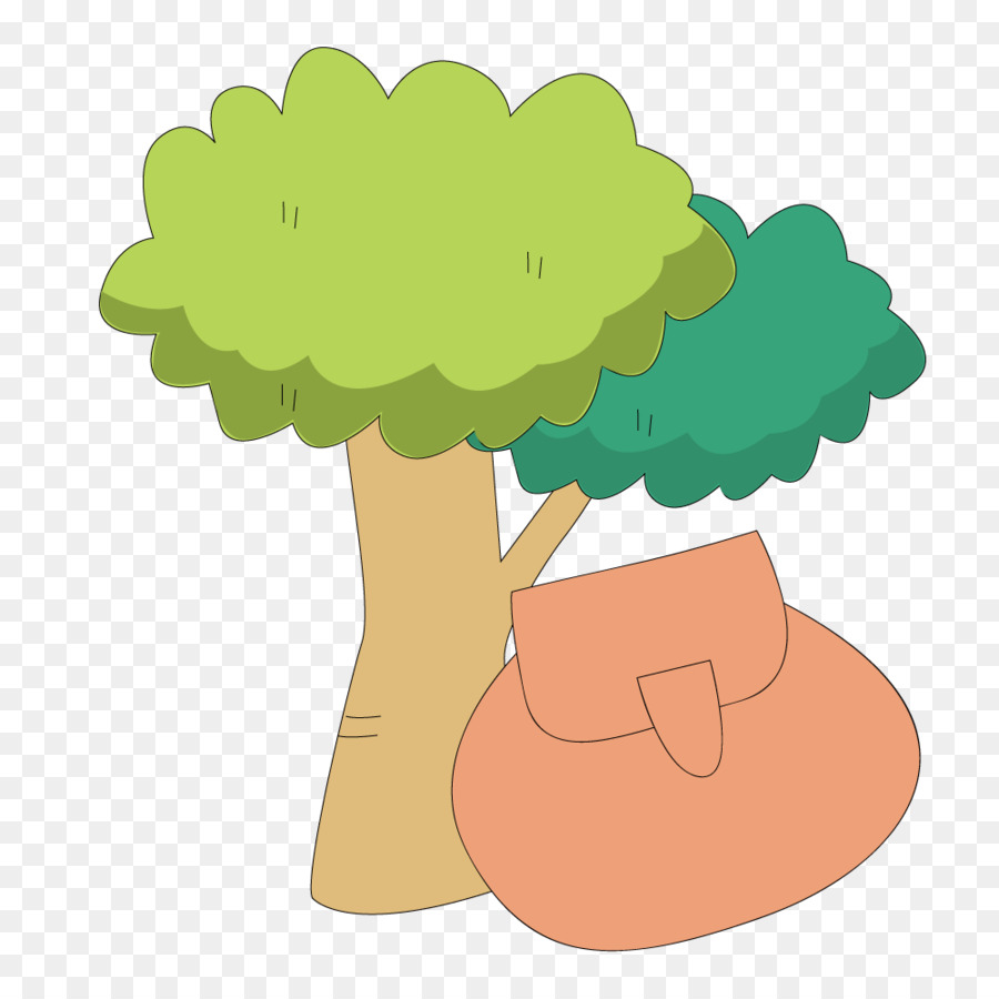 árbol，Mochila PNG