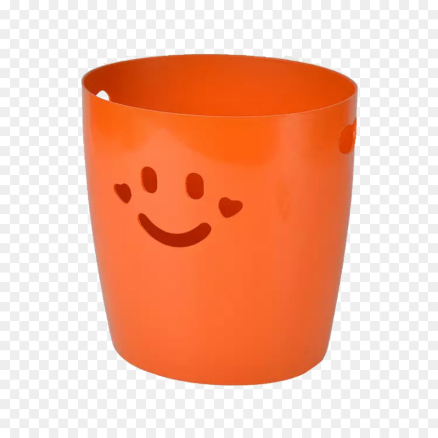 Naranja，Contenedor De Residuos PNG