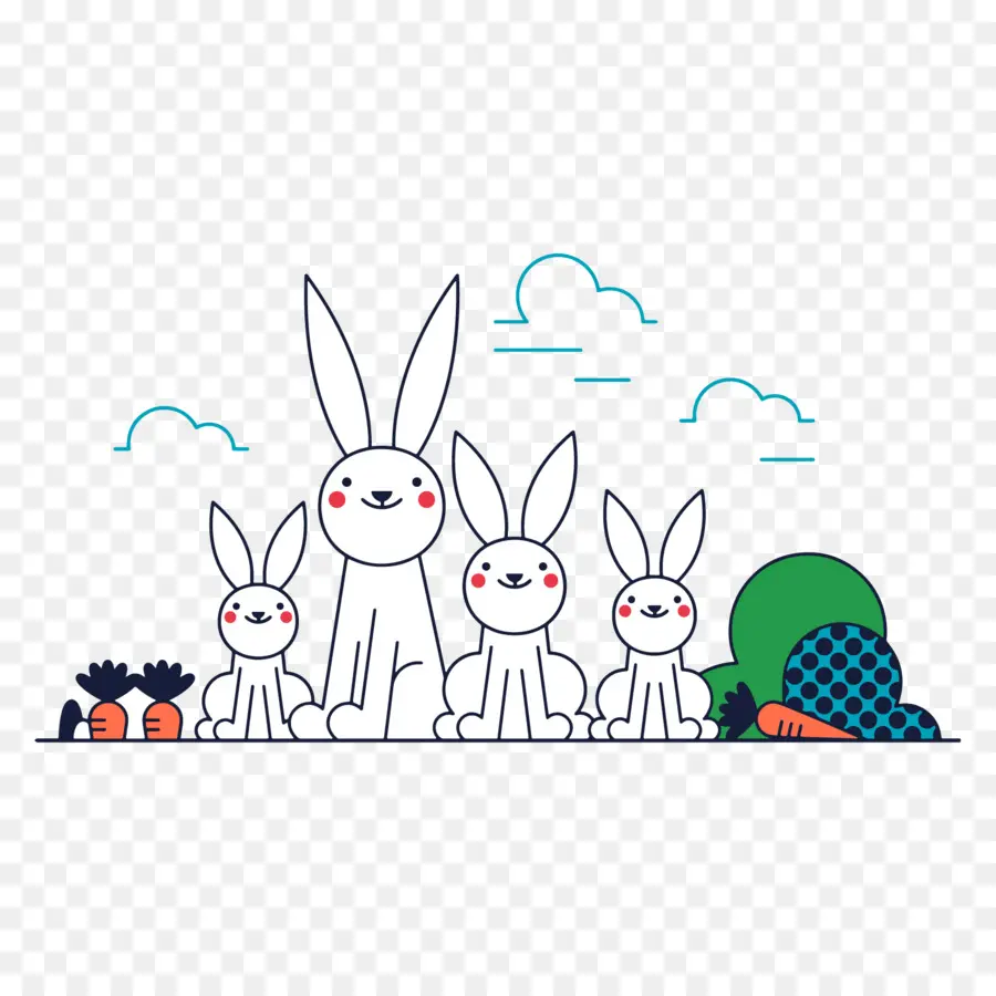 Familia De Conejitos，Conejito PNG